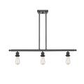 Innovations Lighting Bruno Marashlian Bare Bulb 36 Inch 3 Light Linear Suspension Light - 516-3I-BK