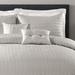 Farmhouse Seersucker Comforter Light Gray 5Pc Set Full/Queen - Lush Decor 16T004231