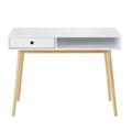 Bureau 1 tiroir blanc