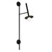 Joss & Main Allegra 1 - Light Dimmable Swing Arm by Kelly Wearstler Glass/Metal in Black | 48.375 H x 8 W x 19.875 D in | Wayfair