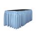 Ebern Designs Fithian Table Skirt Polyester in Blue | 29 D in | Wayfair B298E02298FF4C249445FC3E702B5A03