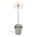 Astoria Grand Mateo Outdoor 4-Light 80" Post Light Plastic/Metal in White | 80 H x 21 W x 21 D in | Wayfair 5D6C2764AE7840B68BCE53AAADF1F84B