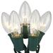 The Holiday Aisle® 25 Light String Lighting in White | 3.25 H x 300 W in | Wayfair PL-C9-25-TWK-CLR-7W-L6-S12-T6-GW