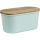 Echtwerk EW-BK-0195 Bread Box Fresh, Acacia Wood/Melamine, Turquoise, 37 x 17 x 22 cm