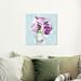 Oliver Gal Paris Rose Scent Lilac - Wrapped Canvas Painting Print Canvas, Wood in Blue/Indigo/White | 20 H x 20 W x 1.5 D in | Wayfair