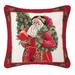 The Holiday Aisle® Kiel Needlepoint Pillow Polyester/Polyfill/Wool | 16 H x 16 W x 6 D in | Wayfair 31LH54C16SQ