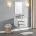 Wade Logan® Aurilla 30" Wall-Mounted Single Bathroom Vanity Ceramic in White | 20 H x 30 W x 18.5 D in | Wayfair 9723626185724EAA8CA8C3D4514DA2E5