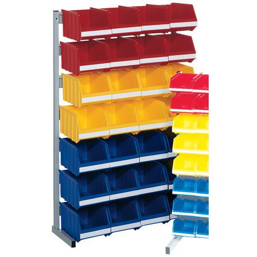 Support Avec 28 Bacs À Bec 4l 650x250 Mm - Matador