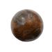 World Menagerie Weatherly Tiger Iron Sphere Stone Chakra Negative Energy Balance Crystal Stone in Brown/Gray | 3.5 H x 3.5 W x 0.1 D in | Wayfair