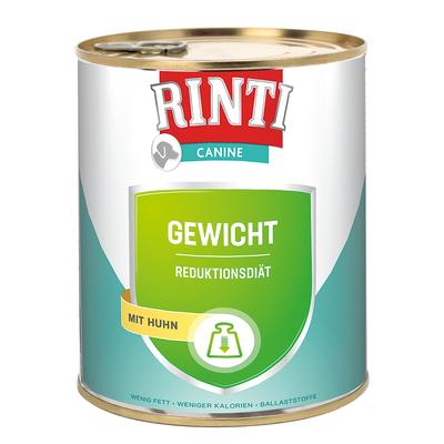 24x800g Canine Gewicht mit Huhn RINTI Hundefutter