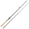 FLADEN Fishing - VANTAGE CARBON 2 Piece Lure Spinning Rod - Quality Stylish Light Graphite Blank Full Cork Handle - The All Purpose Lure Range (8ft / 240cm - 15 to 50g Casting Weight) [12-31006]