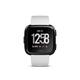 Fitbit Versa Health & Fitness Smartwatch with Heart Rate, Music & Swim Tracking, Black/White