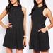 Urban Outfitters Dresses | Lace High Neck Little Black Dress | Color: Black | Size: 2