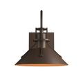 Hubbardton Forge Henry 1 - Bulb Dark Sky Friendly Outdoor Barn Light Aluminum/Metal in Brown | 10.5 H x 9.2 W x 10.4 D in | Wayfair 302711-SKT-75