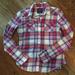 American Eagle Outfitters Tops | American Eagle Outfitters Plaid Shirt | Color: Blue/Pink/Red/White | Size: M