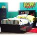 Grovelane Raiden Twin Mate's & Captain's Bed w/ Drawers Wood in Black | 14.75 H x 40.5 W in | Wayfair 2B0B46E075684219A45BE36D790E4D6D