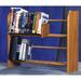 Rebrilliant 80 DVD Dowel Multimedia Tabletop Storage Rack Wood/Solid Wood in White | 18.25 H x 24.25 W x 7.25 D in | Wayfair