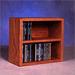 Rebrilliant 52 CD Multimedia Tabletop Storage Rack Wood/Solid Wood in White | 12.75 H x 14.25 W x 6.75 D in | Wayfair