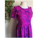 Lularoe Dresses | Lularoe Nightmare Before Christmas Amelia Dress | Color: Pink/Purple | Size: M