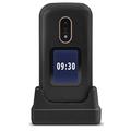 Doro 6060 - GSM Mobiltelefon im eleganten Klappdesign (3 MP Kamera, 2,8 Zoll (7,11cm) Display, GPS, Bluetooth) schwarz