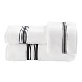 Amelie Bath Towel Collection - Black, Washcloth - Ballard Designs Black - Ballard Designs