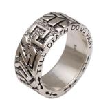 Everlasting Romance,'Men's Sterling Silver Wedding Band Ring from Bali'