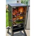 Cuisinart 30-In. Vertical Analog Electric Smoker w/ 548-Sq.In. Cooking Space in Black Steel in Black/Gray | 37.5 H x 19 W x 22 D in | Wayfair