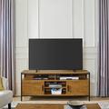 Foundry Select TV Stand for TVs up to 65" Wood in Brown | Wayfair F0CF696904274C938F41A04CAD0FCCE8
