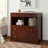 Harriet Bee Ifeta Changing Table Dresser Wood in Brown | 36 H x 36 W x 19 D in | Wayfair B11425D04D2843FAB76AE982FB41791B