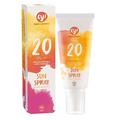 ey! organic cosmetics Sunspray Sonnenspray LSF 20+ wasserfest, vegan, ohne Mikroplastik, Naturkosmetik für Gesicht und Körper, 1er Pack (1 x 100ml)