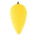 Vickerman 623831 - 7" Yellow Matte Glitter Pine Cone Christmas Tree Ornament (4 pack) (N187278D)