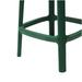TOOU Cadrea Bar & Counter Stools Plastic/Acrylic in Green | 25 H x 17 W x 17 D in | Wayfair TO-1766-DG