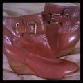 Nine West Shoes | 9 West Stunning Leather Ankle Boots | Color: Brown | Size: 9