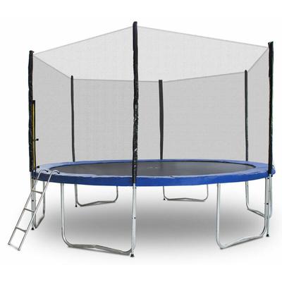 Trampolin 430 Outdoor Gartentrampolin Komplettset 4,30 m 430 cm Modell 2019 mit Extra verstärkten Image