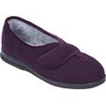 Cosyfeet Diane - Plum - 4-6E - Extra Roomy Women's Slippers