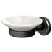 Gatco Latitude II Wall Mount Porcelain Soap Dish Metal in Black | 2.1 H x 4.31 W x 5.25 D in | Wayfair 1940MX