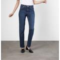 Mac Jeans "Melanie" Damen new basic wash, Gr. 48-30, Baumwolle, Denim Hosen