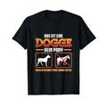 Deutsche Dogge Hundebesitzer T-Shirt großer Hund Hundefans T-Shirt