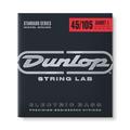 Dunlop Bass Nickel umsponnen DBN45105S Basssaitensatz 4 Saiten Mittlere .045 - .105 Zoll kurze Mensur