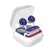 Philadelphia Phillies Stripe Design Wireless Earbuds