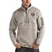 Men's Antigua Oatmeal Texas A&M Aggies Fortune Half-Zip Pullover Jacket