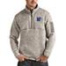 Men's Antigua Oatmeal Memphis Tigers Fortune Half-Zip Pullover Jacket