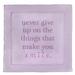 East Urban Home Joy & Perseverance Quote Single Reversible Comforter Polyester/Polyfill/Microfiber in Indigo | King Comforter | Wayfair