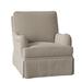 Armchair - Fairfield Chair Fairmont 34" Wide Armchair Fabric in White/Brown | 38.5 H x 34 W x 41 D in | Wayfair 1443-01_3156 72