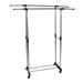 Rebrilliant Dual-Bar Free-Standing Drying Rack Metal/Steel in Gray | 63.78 H x 58.66 W x 16.54 D in | Wayfair BA69789F6204438DB24C9167567EBBE2