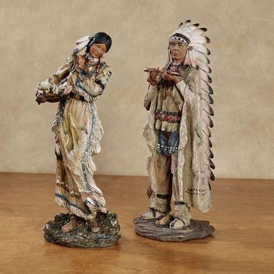 Majestic Tradition Figurines Multi Earth Set of Tw...