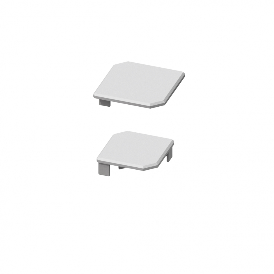 TraumGarten SYSTEM Ersatzteil Kappen-Set, Silber Image