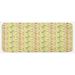 Green 0.1" x 47" L X 19" W Kitchen Mat - East Urban Home Fruit Kitchen Mat 0.1 x 19.0 W in Synthetics | 0.1" H X 47" L X 19" W | Wayfair