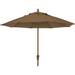 Arlmont & Co. Maria 9' Market Sunbrella Umbrella Metal in Brown | 96 H in | Wayfair F09C5E7354694B0282E8489B1A0123DA