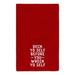 The Holiday Aisle® Deck Yo Self Before You Wreck Yo Self Tea Towel Cotton Blend in Red | Wayfair 12100DA8C6A244229822678CCAD8DDB1